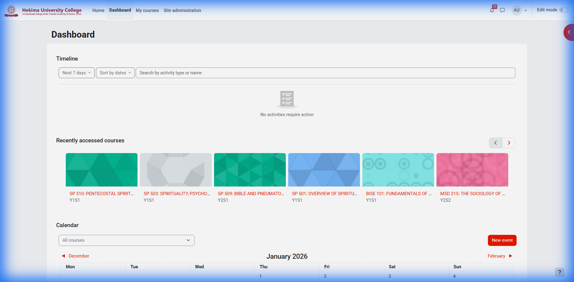 Hekima Dashboard